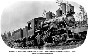Day Lumber Railroad Engine